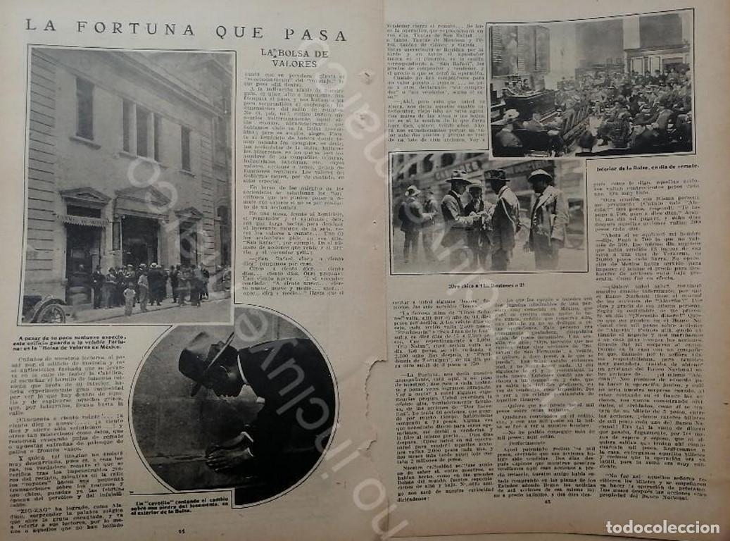 Collectionnisme d'affiches: AFICHE ANTIGUO. 1920 BOLSA MEXICANA DE VALORES