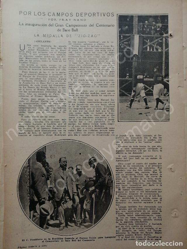 Collectionnisme d'affiches: AFICHE ANTIGUO. 1920 ALVARO OBREGON EN EL PARQUE UNION D.F