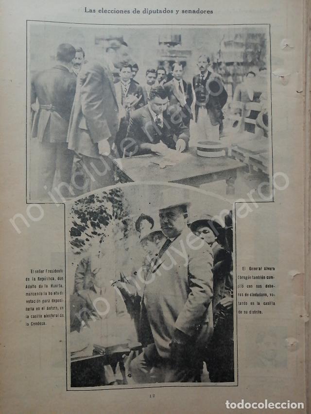 Collectionnisme d'affiches: AFICHE ANTIGUO. 1920 ALVARO OBREGON, ELECCIONES PARLAMENTARIAS.