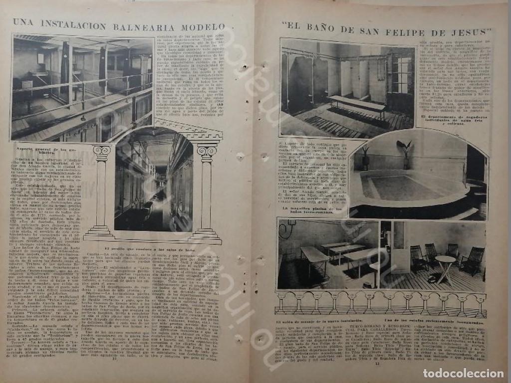 Collectionnisme d'affiches: AFICHE ANTIGUO 1920 EL BALNEARIO SAN FELIPE DE JESUS