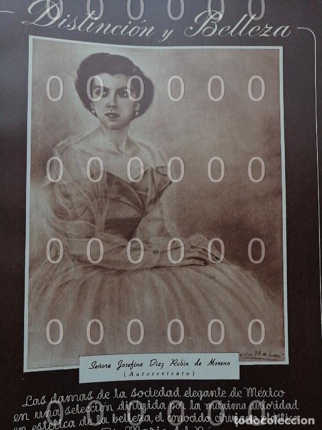 Collectionnisme d'affiches: AFICHE ANTIGUO 1951 JOSEFINA DIAZ RUBIN DE MORENO