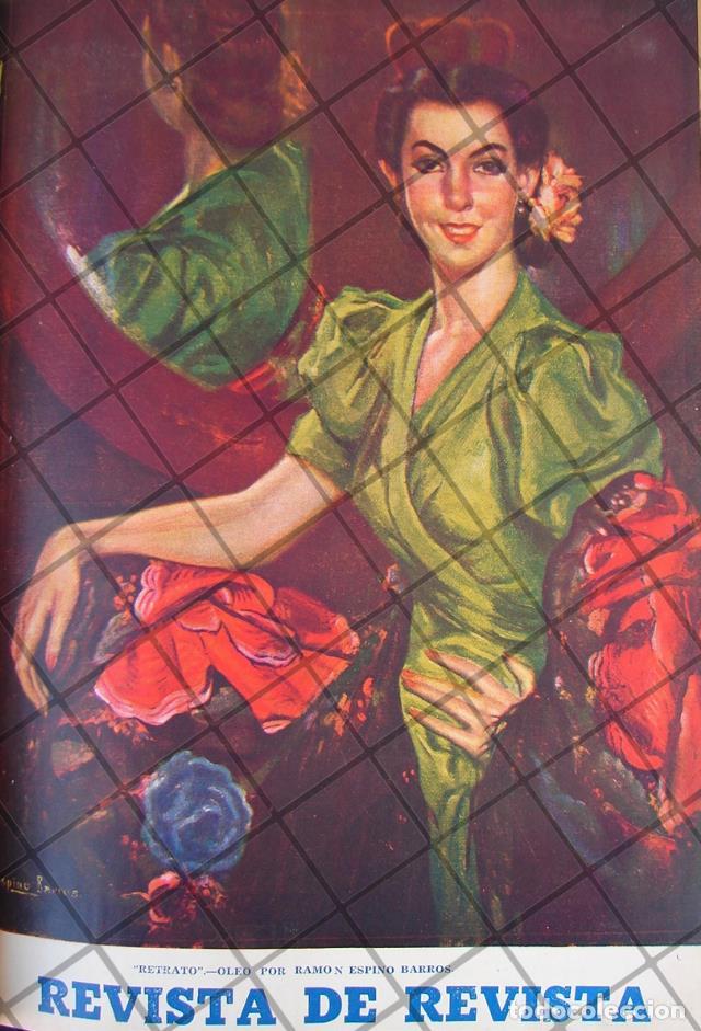 Collectionnisme d'affiches: PORTADA ANTIGUA 1939 DE RAMON ESPINO BARROS / PINTORES
