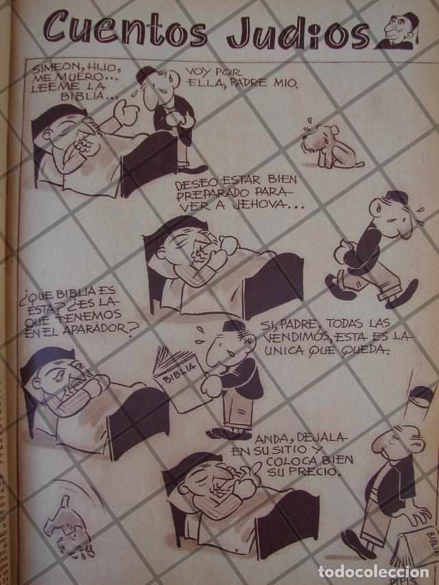 Collectionnisme d'affiches: RARA TIRA COMICA ANTIGUA. 1939 CUENTOS JUDIOS /PIPIS. ANGEL ZAMARRIPA