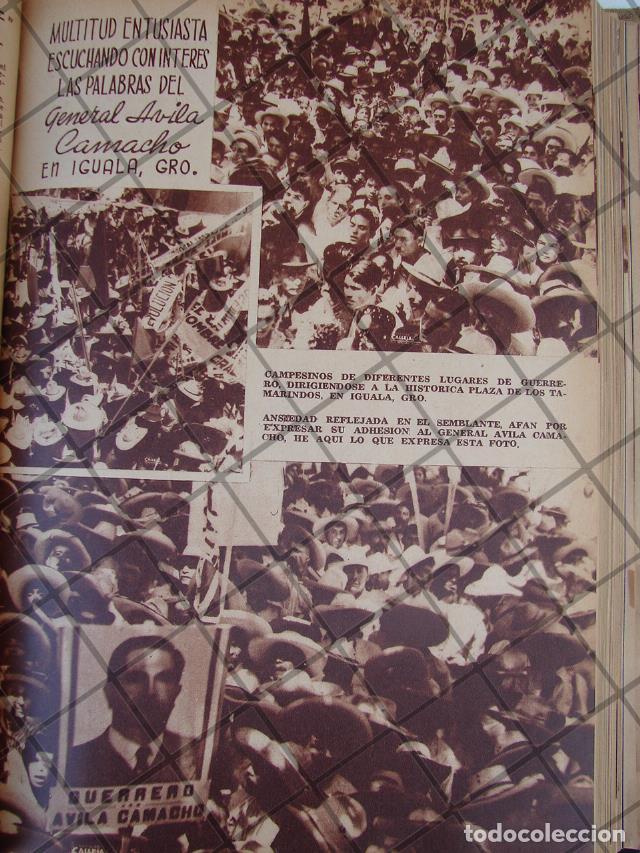 Collectionnisme d'affiches: AFICHE ANTIGUO 1939 AVILA CAMACHO EN IGUALA GRO.