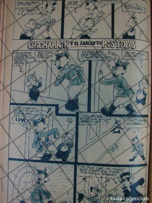 Collectionnisme d'affiches: TIRA COMICA ANTIGUA. 1939 CHICHARRIN Y EL SARGENTO PISTOLAS, ARMANDO GUERRERO EDWARDS 5