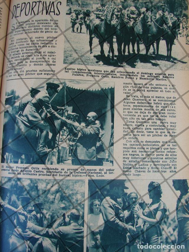Collectionnisme d'affiches: AFICHE ANTIGUO 1939 EQUIPO HIPICO MEXICANO
