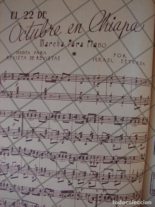 Collectionnisme d'affiches: PARTITURA ANTIGUA INEDITA 1939 DE ISRAEL ESTRADA. O.E.C.