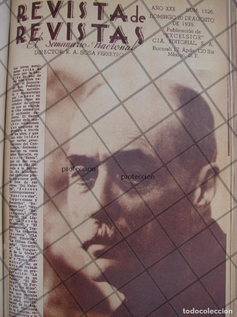 Collectionnisme d'affiches: AFICHE ANTIGUO 1939 MUERE FEDERICO GAMBOA IGLESIAS /ESCRITORES