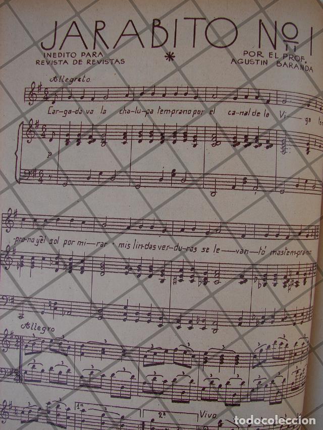 Collectionnisme d'affiches: PARTITURA ANTIGUA INEDITA 1939 DE AGUSTIN BARANDA /JARABITO No 1