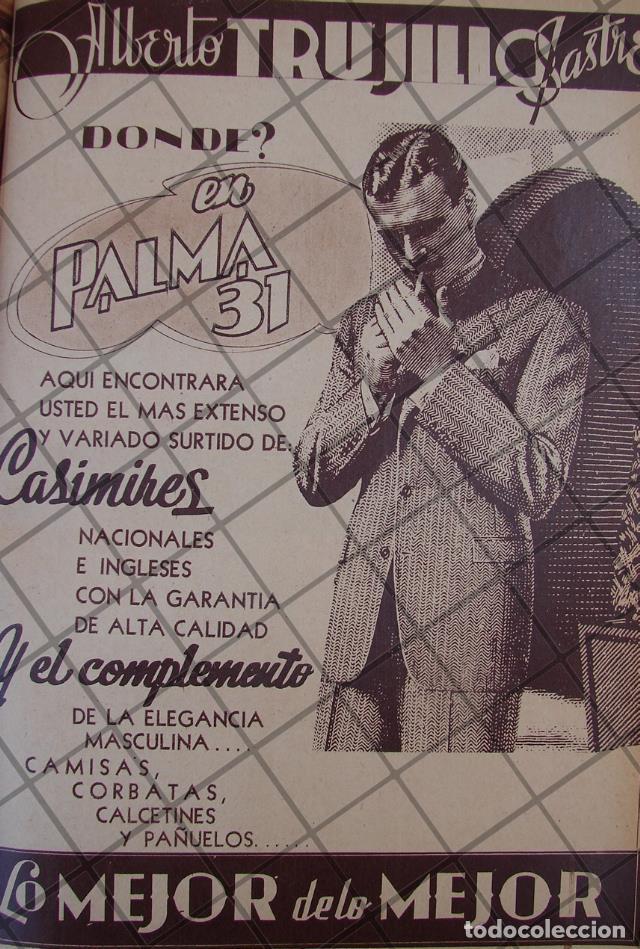 Collectionnisme d'affiches: CARTEL ANTIGUO SASTRERIA. ALBERTO TRIJULLO 1939 /RARISIMO