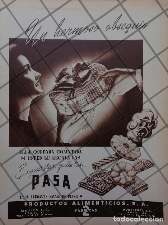 Poster collecting: CARTEL PUBLICIDAD ANTIGUA FABRICA DE GALLETAS PASA 1951