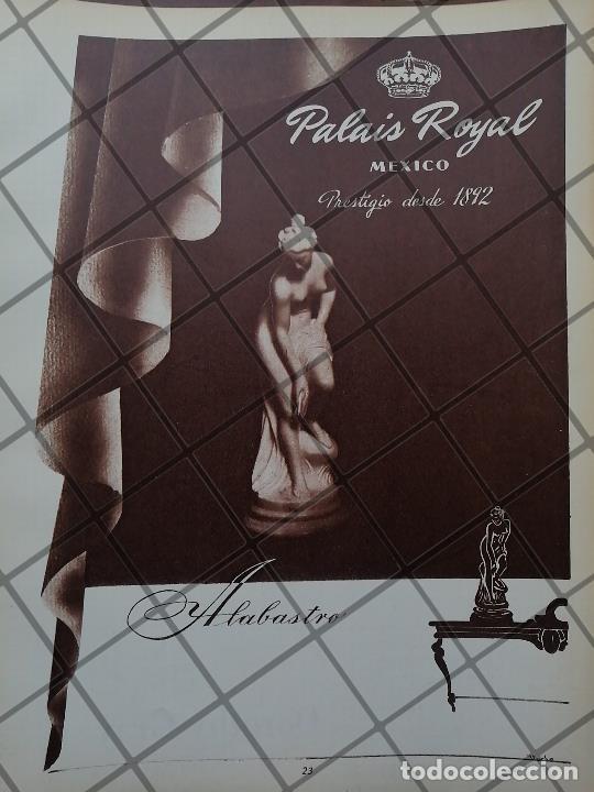 Poster collecting: CARTEL ANTIGUO JOYERIA PALAIS ROYAL D.F 1951 /874