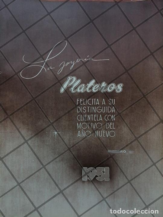 Poster collecting: CARTEL ANTIGUO JOYERIA PLATEROS 1951 /873