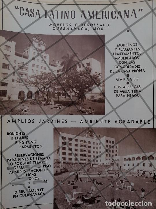 Poster collecting: CARTEL ANTIGUO INAUGURAN HOTEL LA LATINO AMERICANA, MORELOS 1950 /4