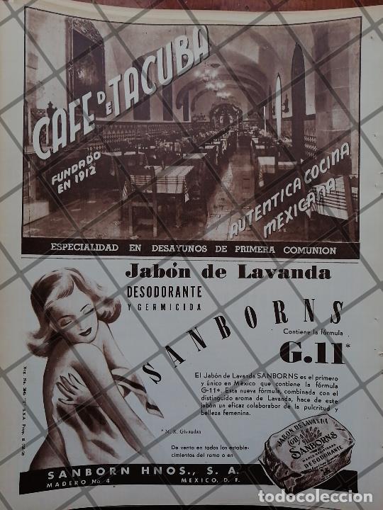 Poster collecting: CARTEL ANTIGUO CAFETERIA TACUBA Y OTROS 1950