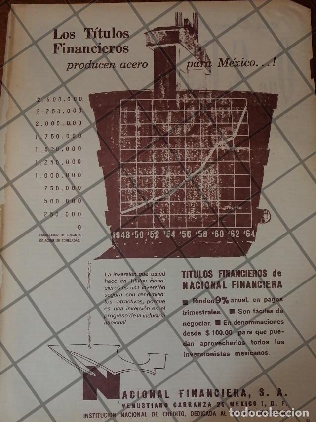 Poster collecting: AFICHE RETRO. BANCO NACIONAL FINANCIERA 1964 /144