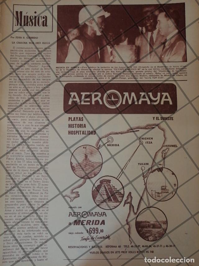 Collectionnisme d'affiches: CARTEL RETRO ORIGINAL. AEROLINEAS AEROMAYA. 1960s /909 RARO