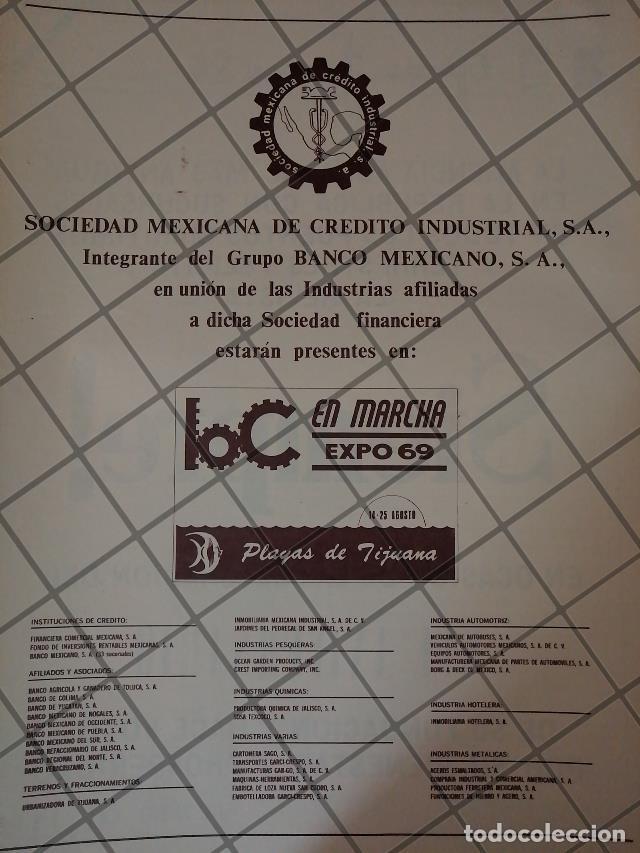 Collectionnisme d'affiches: AFICHE RETRO EXPO 69 COMNVENCION INDUSTRIAL PLAYAS DEL CARMEN