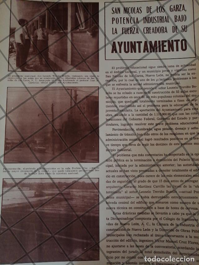 Collectionnisme d'affiches: AFICHE RETRO ORIGINAL. SAN NICOLAS DE LOS GARZA 1970