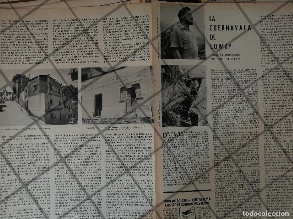 Collectionnisme d'affiches: AFICHE RETRO ORIGINAL. MALCOLM LOWRY Y CUERNAVACA 1964