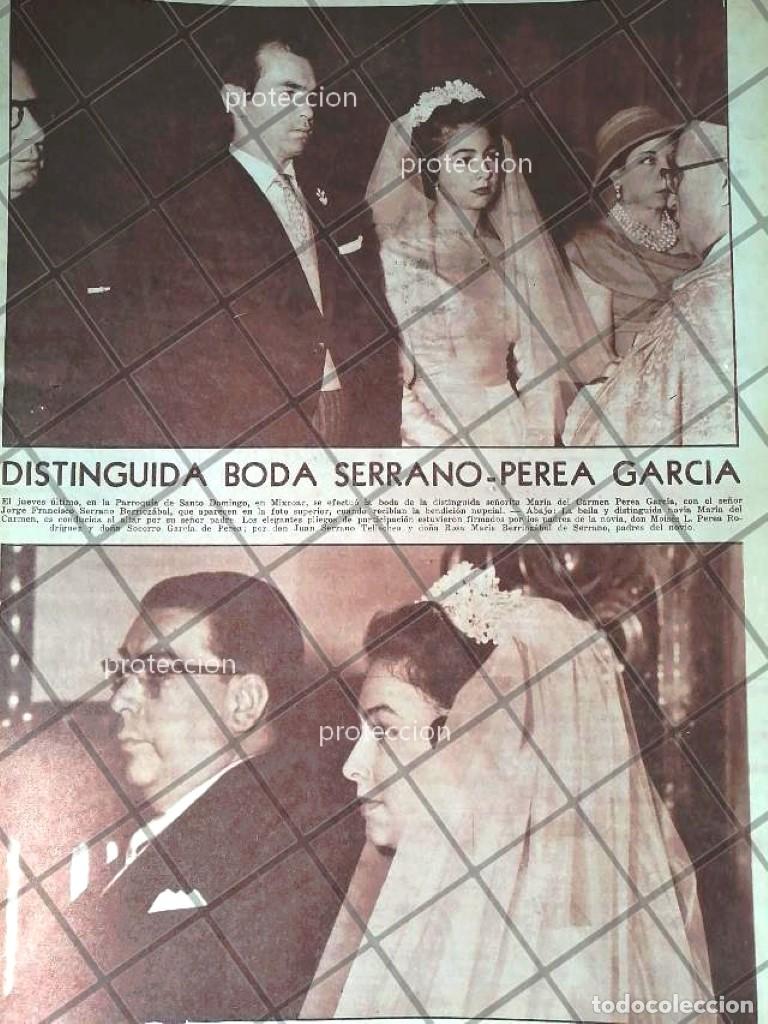 Collectionnisme d'affiches: AFICHE RETRO. BODA. SERRANO PEREA 1960s. JORGE SERRANO BERRIOZABAL