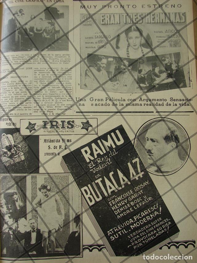 Sammeln von Plakaten: CARTEL ANTIGUO ORIGINAL PELICULA. BUTACA 47. Y OTROS 1941