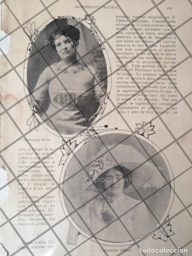 Sammeln von Plakaten: AFICHES ANTIGUOS ORIGINALES. ESPERANZA RIVAS & CONCEPCION ADSUAR 1911