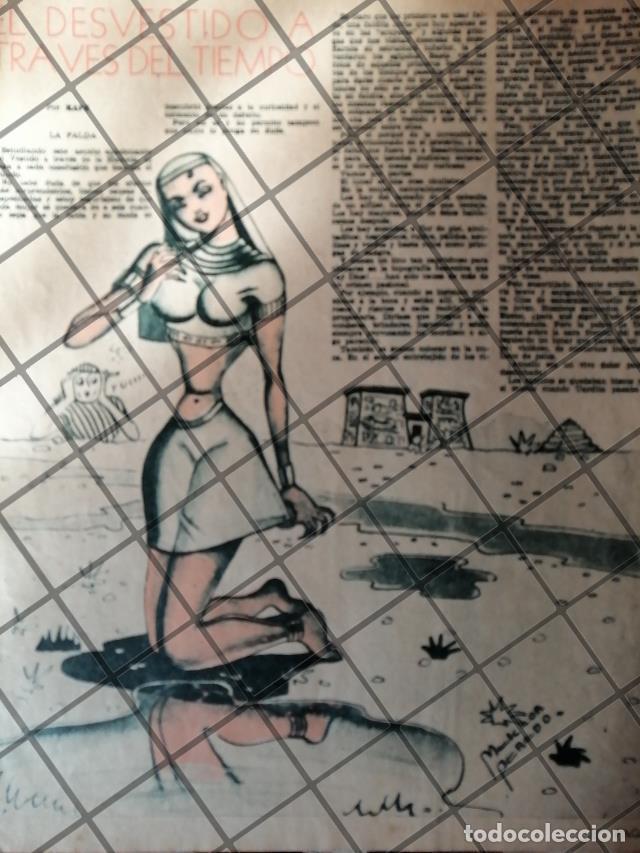 Coleccionismo de carteles: CARICATURA ANTIGUA. 1945 DE: MELCHOR PEREDO GARCIA