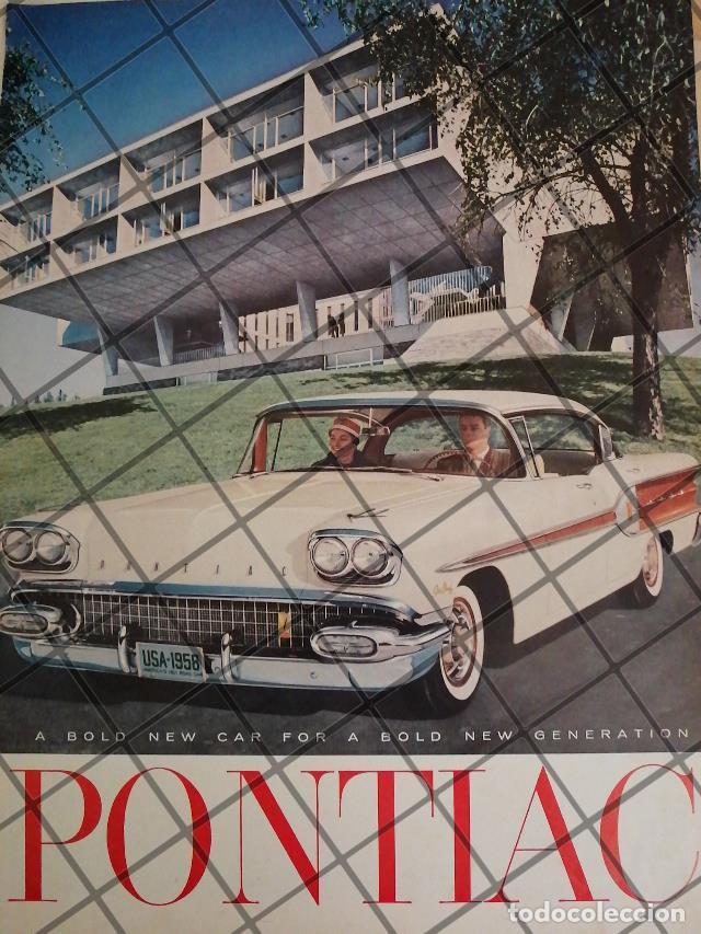 Poster collecting: AFICHE RETRO ORIGINAL AUTOS PONTIAC STAR CHIEF 1958 -1045