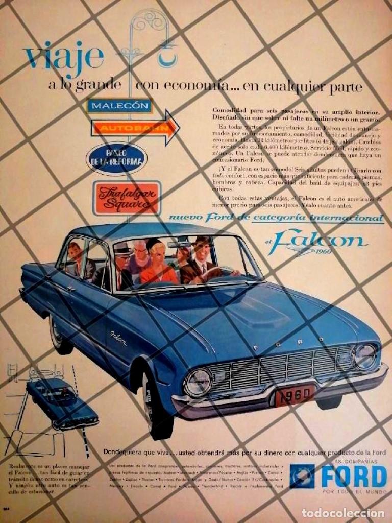 Poster collecting: AFICHE RETRO ORIGINAL AUTOS FORD FALCON 1969 -1059