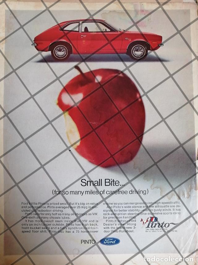Poster collecting: CARTEL RETRO AUTOS FORD PINTO 1971 -1081 /RARO