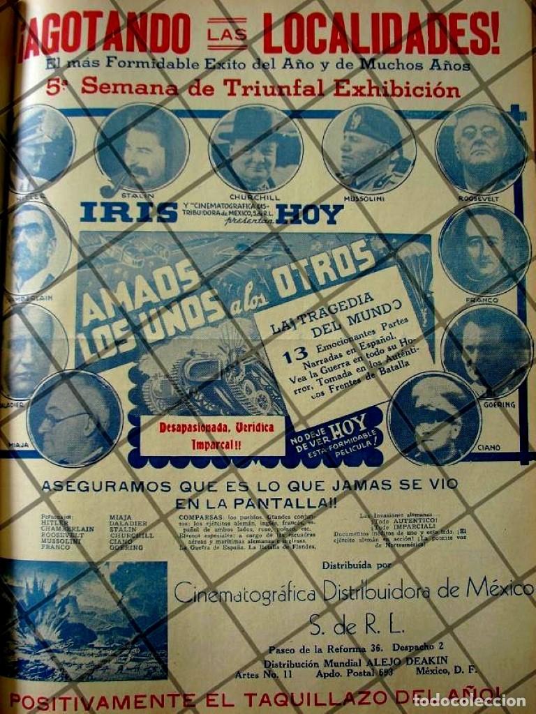 Poster collecting: CARTEL ANTIGUO PELICULA SEGUNDA GUERRA MUNDIAL 1941