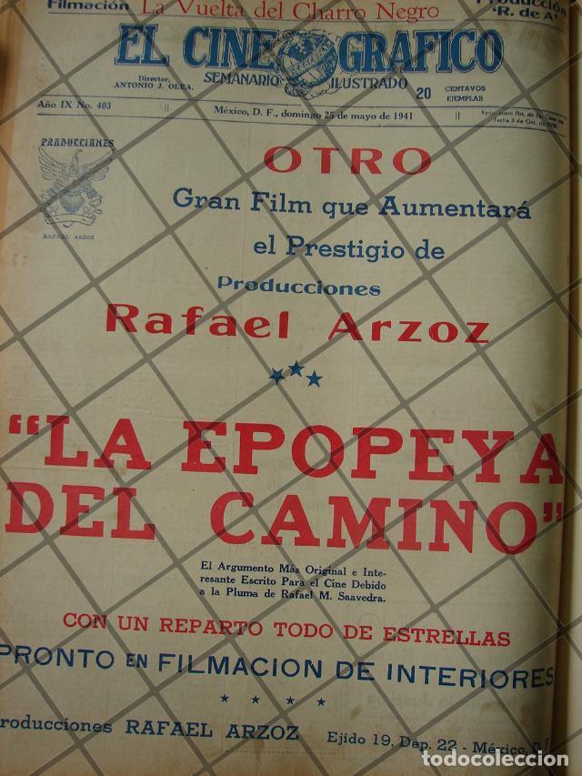 Poster collecting: CARTEL ANTIGUO PALICULA. LA EPOPEYA DEL CAMINO /191