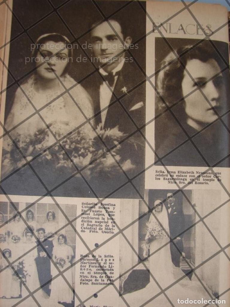 Poster collecting: AFICHE ANTIGUO BODA JOSEFINA COLOME BOUZA 1936 Y OTROS