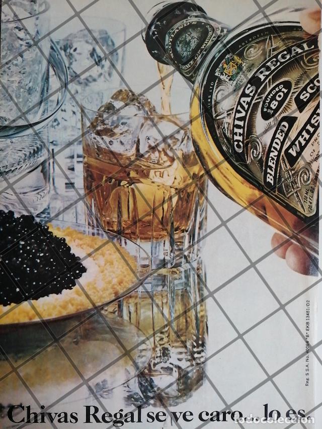 Sammeln von Plakaten: CARTEL PUBLICITARIO RETRO WHISKY CHIVAS REGAL 1979 /627