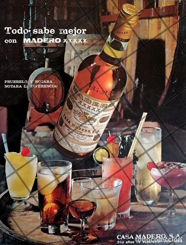 Sammeln von Plakaten: CARTEL PUBLICITARIO BRANDY MADERO XXXXX 1967 /632