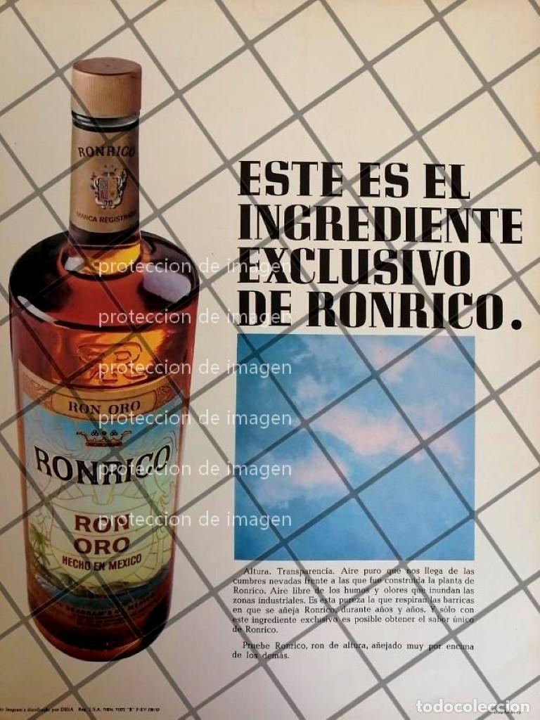 Sammeln von Plakaten: CARTEL PUBLICITARIO RETRO. RON RICO 1967 /633 /RARO