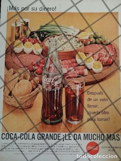 Poster collecting: AFICHE PUBLICITARIO RETRO ORIGINAL COCA COLA 1960 /C20
