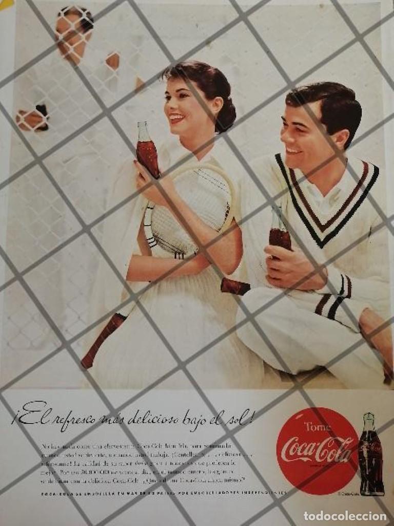 Poster collecting: CARTEL PUBLICITARIO RETRO ORIGINAL COCA COLA 1950s /C25