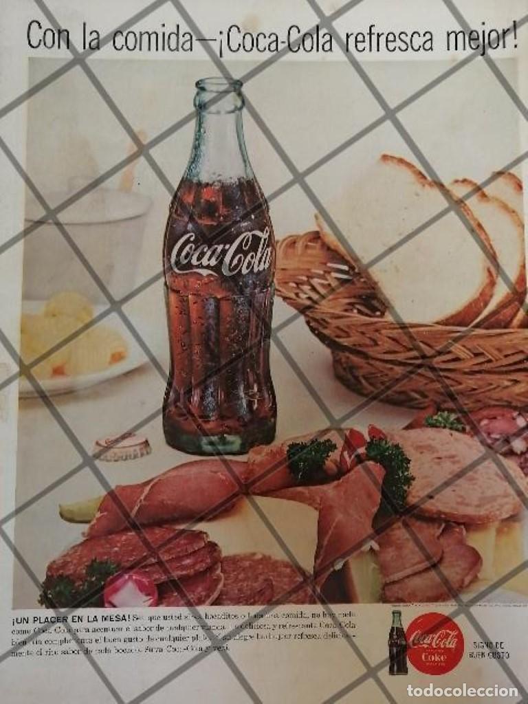 Poster collecting: CARTEL PUBLICITARIO RETRO ORIGINAL COCA COLA 1960S /C29