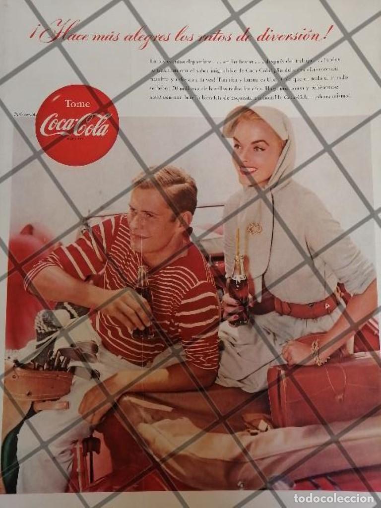 Poster collecting: CARTEL PUBLICIDAD VINTAGE ORIGINAL COCA COLA 1960S /C34
