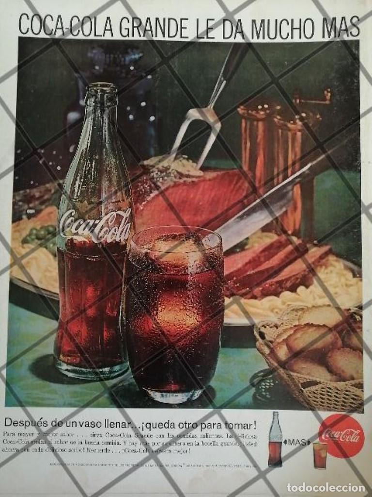 Poster collecting: CARTEL PUBLICIDAD VINTAGE ORIGINAL COCA COLA 1960S /C39