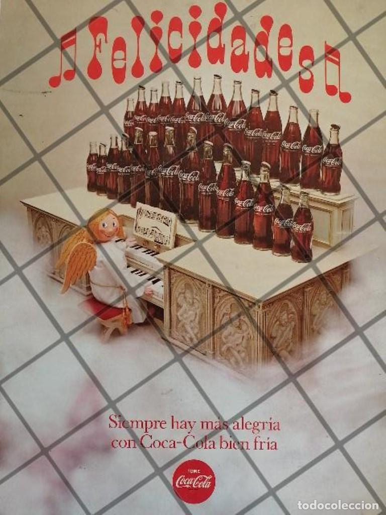 Poster collecting: CARTEL PUBLICIDAD VINTAGE ORIGINAL COCA COLA 1960S /C35