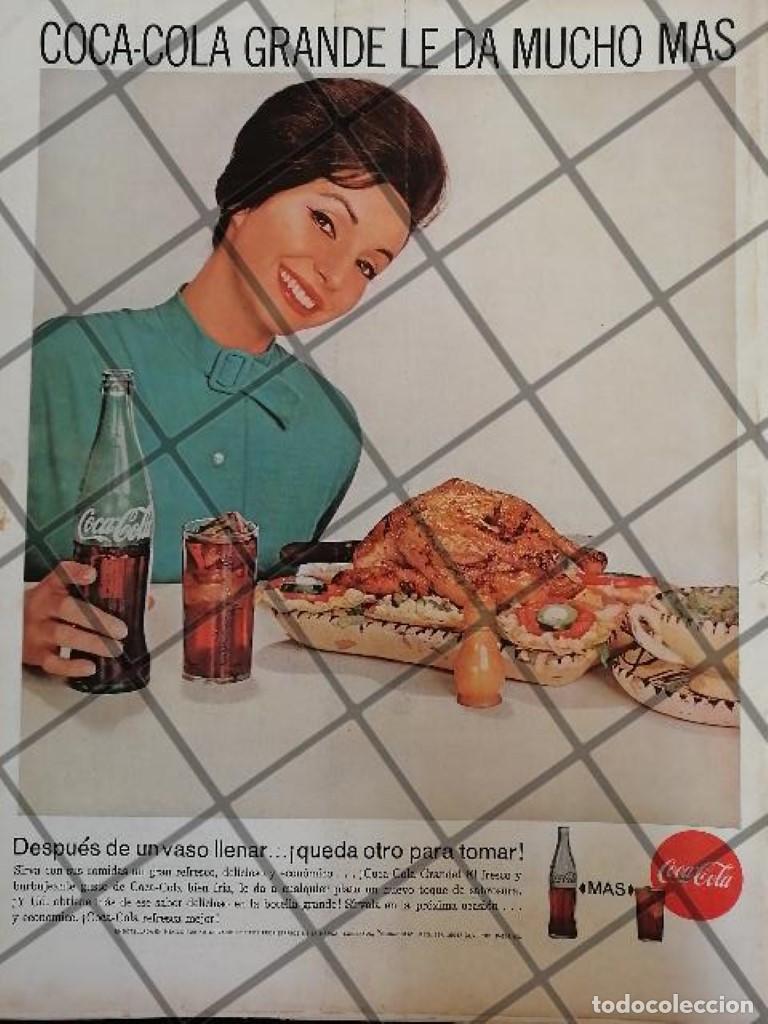 Poster collecting: CARTEL PUBLICIDAD VINTAGE ORIGINAL COCA COLA 1960S /C40
