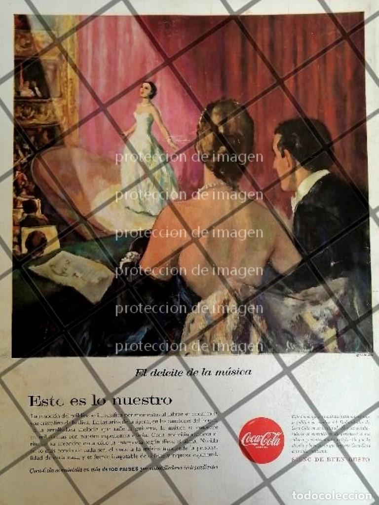 Poster collecting: AFICHE ANTIGUO ORIGINAL COCA COLA DIBUJO: ROBERT MOORE /R4