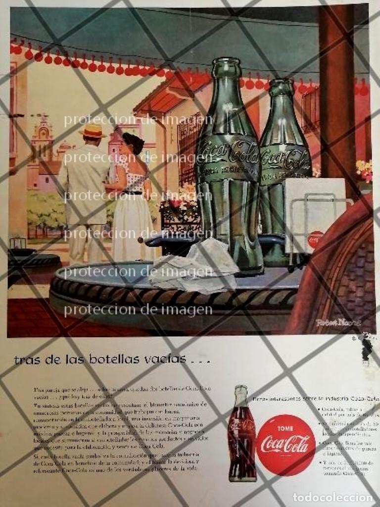 Poster collecting: AFICHE ANTIGUO ORIGINAL COCA COLA DIBUJO: ROBERT MOORE /R5