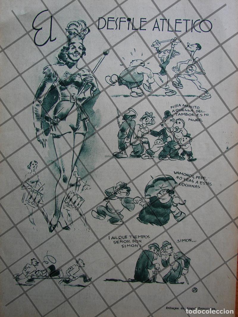 Poster collecting: TIRA COMICA ANTIGUA 1938 ANGEL ZAMARRIPA /DESFILE