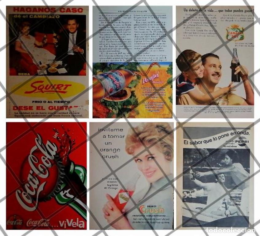 Poster collecting: 6 CARTELES ANTIGUOS REFRESCOS VARIOS A&Ntilde;OS 50s-80s /313