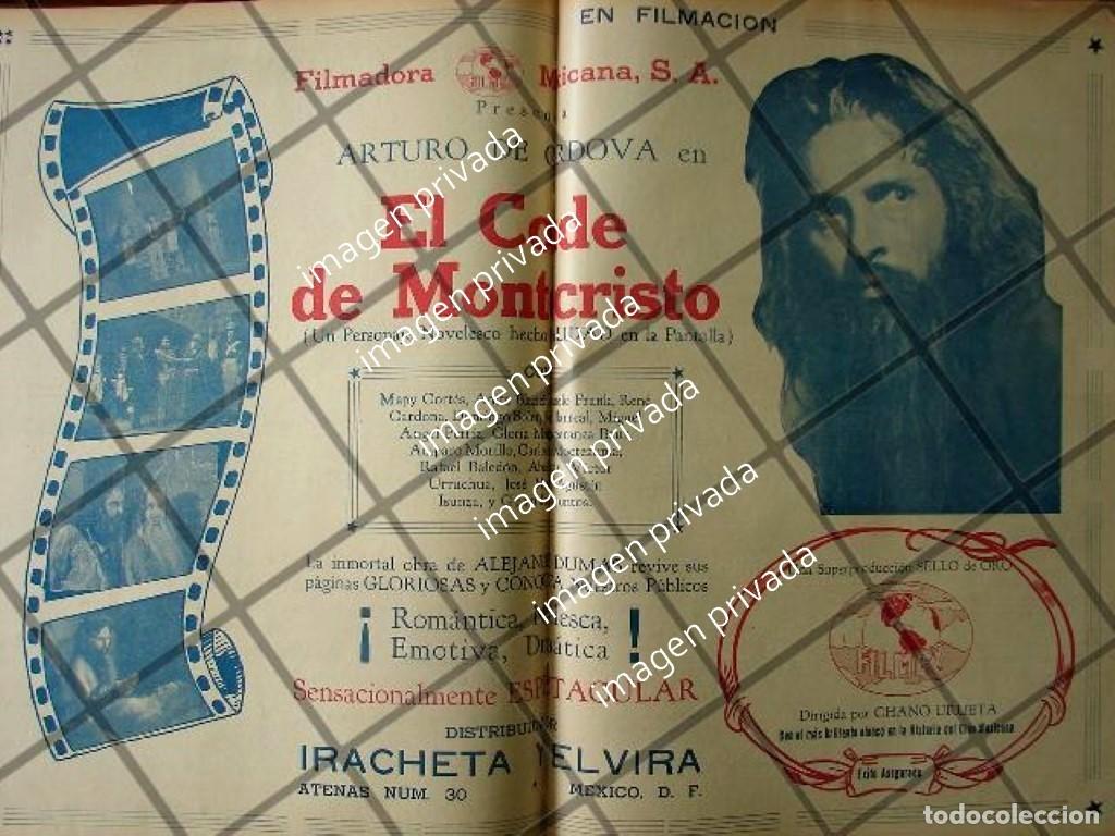 Poster collecting: CARTEL RETRO ESTRENO PELICULA EL CONDE DE MONTECRISTO 1941