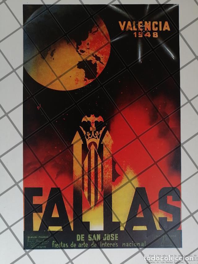 Poster collecting: CARTEL ANTIGUO FALLA DE SAN JOSE, VALENCIA 1948/RARO